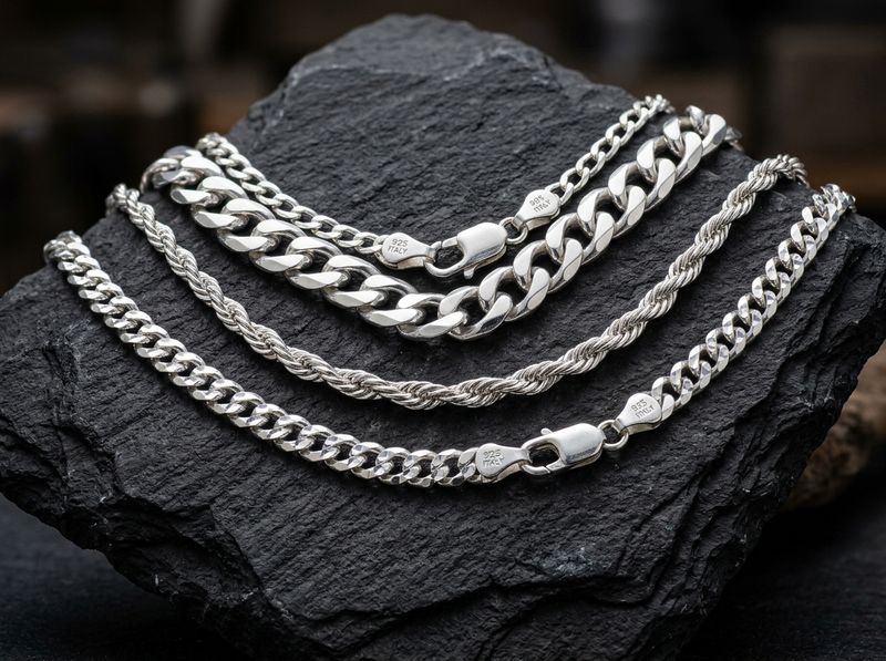 Royal Byzantine Rope Silver Chain - 925 Sterling Silver