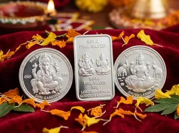 Shree Lakshmi-Ganesha 999 Pure Silver Coin